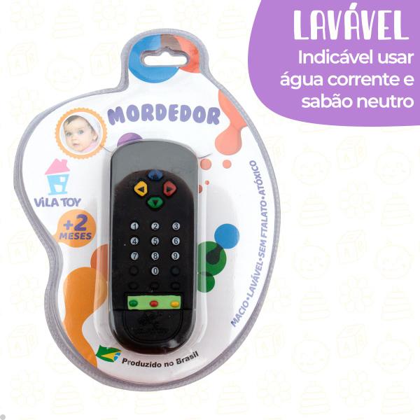 Imagem de Mordedor Bebê - Meu Controle Remoto Brinquedo Infantil - Vila Toy - Envio Imediato