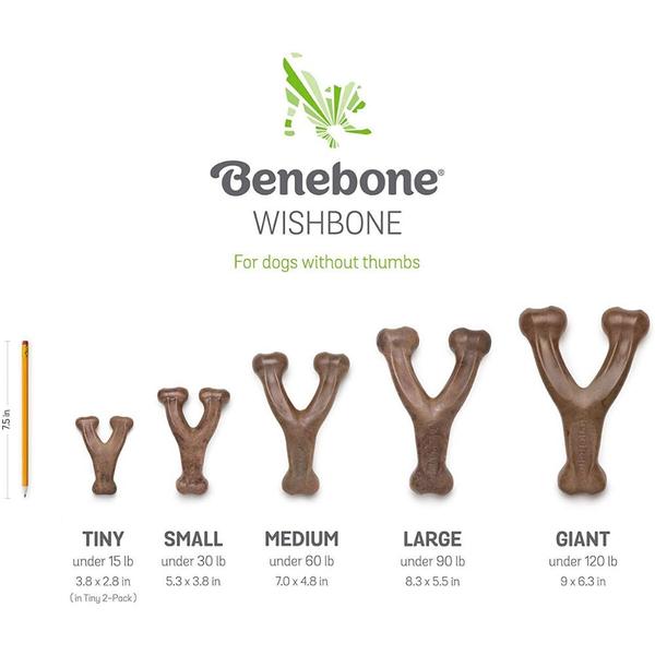 Imagem de Mordedor Benebone Wishbone Bacon M