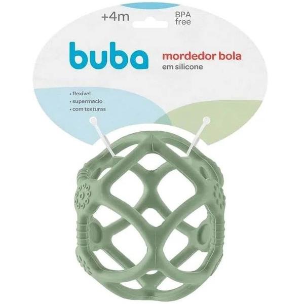 Imagem de Mordedor bola em silicone verde buba