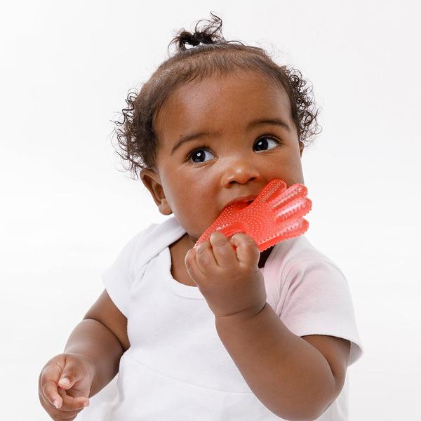 Imagem de Mordedor buba infantil bebe com agua resfriavel gelado textura macia