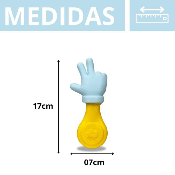 Mordedor Chocalho Baby Mãozinha Em Vinil Macio E Atóxico P/ Bebê Azul Rosa - Bee Toys Imagem de Mordedor Chocalho Baby Mãozinha Em Vinil Macio E Atóxico P/ Bebê Azul Rosa - Bee Toys