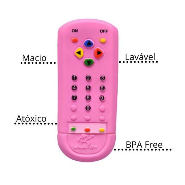 Imagem de Mordedor controle remoto bebe dentiçao antistress bpa free