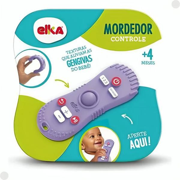 Imagem de Mordedor Controle Remoto Lilas Para Bebes 1263 - Elka