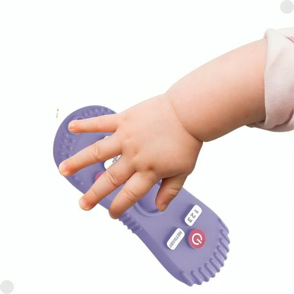 Imagem de Mordedor Controle Remoto Lilas Para Bebes 1263 - Elka