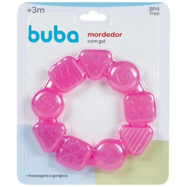 Imagem de Mordedor De Gel Multi Formas Rosa 7230 - Buba