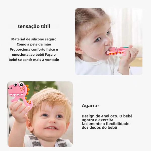 Imagem de Mordedor de Silicone para Bebê - Livre de BPA - Design de Animal Encantador