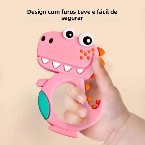 Imagem de Mordedor de Silicone para Bebê - Livre de BPA - Design de Animal Encantador