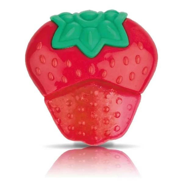 Mordedor Frutas Com Gel Efeito RefrescanteTangerina / Morango Nuby Imagem de Mordedor Frutas Com Gel Efeito RefrescanteTangerina / Morango Nuby