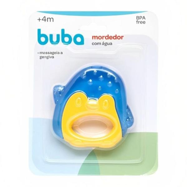 Mordedor Infantil Com Água Massageador De Gengiva Pinguim Azul 16270 - Buba Imagem de Mordedor Infantil Com Água Massageador De Gengiva Pinguim Azul 16270 - Buba