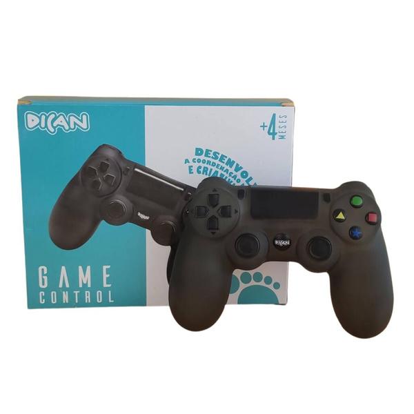 Mordedor Infantil Controle Video Game Preto Vinil - pais e filhos Imagem de Mordedor Infantil Controle Video Game Preto Vinil