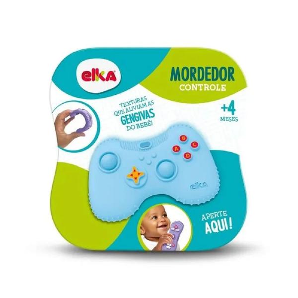 Imagem de Mordedor Infantil Elka Controle Gameped Azul