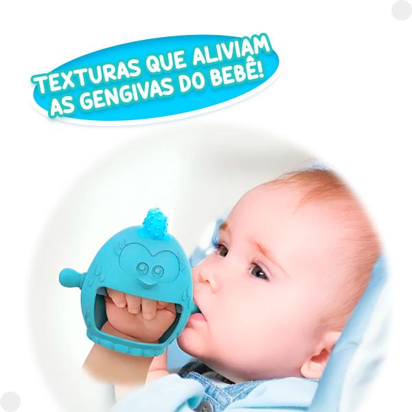 Imagem de Mordedor Luvinha Galinha Pintadinha Azul 1237 - Elka