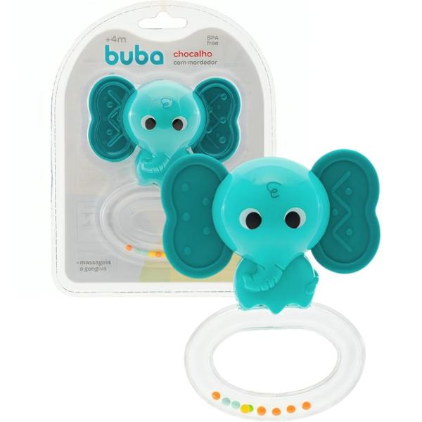 Mordedor Massageador com Água e Chocalho 6139 - Buba Imagem de Mordedor Massageador com Água e Chocalho 6139 - Buba