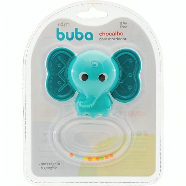 Mordedor Massageador com Água e Chocalho 6139 - Buba Imagem de Mordedor Massageador com Água e Chocalho 6139 - Buba