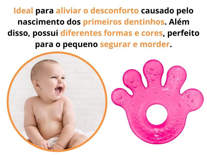 Imagem de Mordedor para Bebe Buba Maozinha Menina Menino