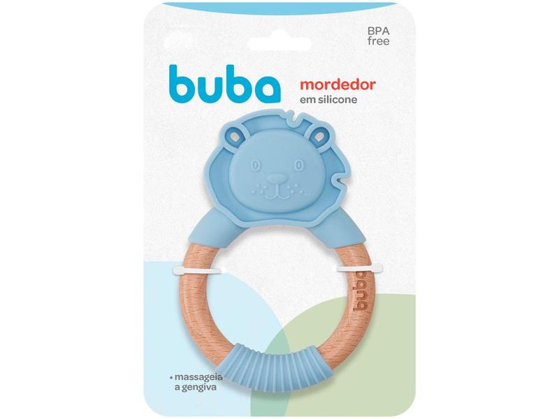 Imagem de Mordedor para Bebê de Silicone Buba Leão