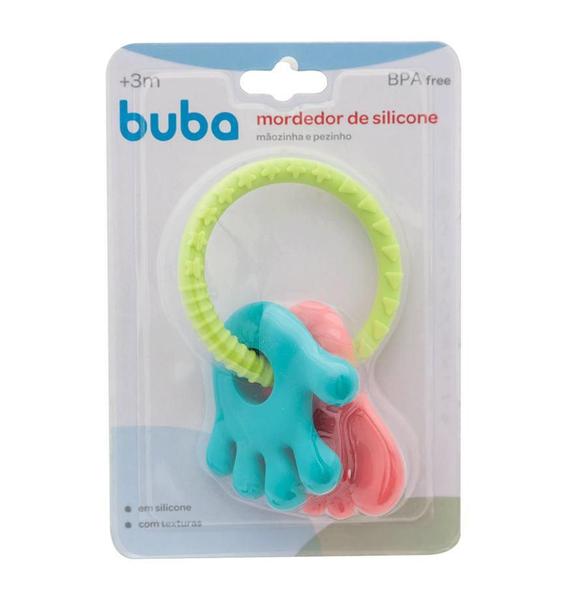 Imagem de Mordedor Silicone Buba Mãozinha/Pezinho - 11936