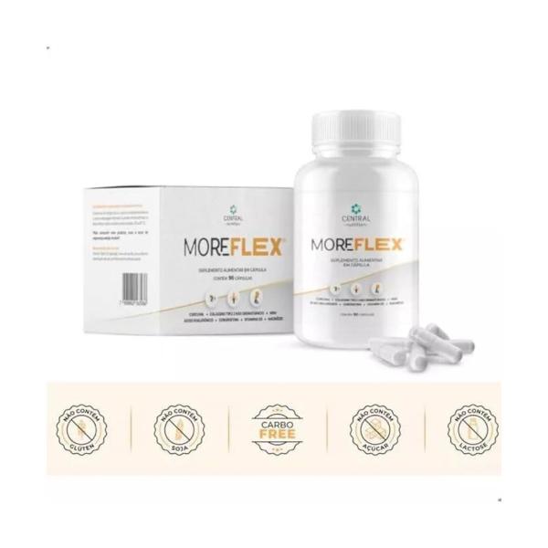 Imagem de Moreflex Colágeno Articulações Central Nutrition 90 cápsulas