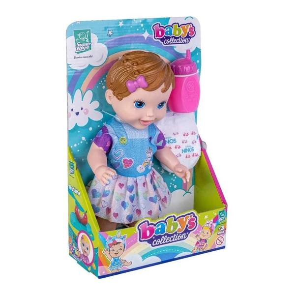 Imagem de Morena Boneca 30Cm Faz Xixi Babys - Super Toys 467