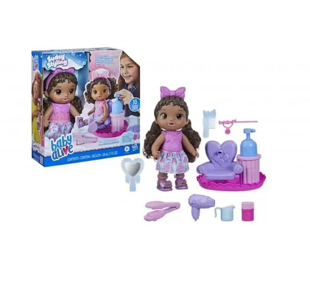 Imagem de Morena Salão De Espuma Baby Alive Sudsy Styling - Hasbro F6