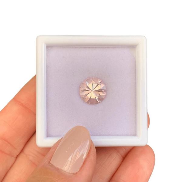 Imagem de Morganita Peachy Brilhante ø10mm 3,22ct