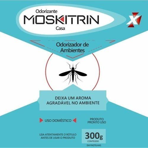 Imagem de Moskitrin 300g Odoriza Ambiente Repele Mosquitos Pernilongos