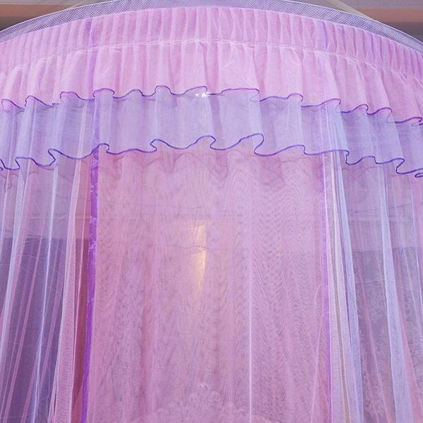 Imagem de Mosquiteiro Bed Canopy Mengersi Princess Dome rosa roxo