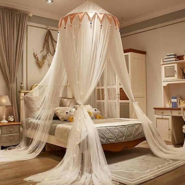 Imagem de Mosquiteiro Bed Canopy Wokex para crianças e meninas, berço, laranja