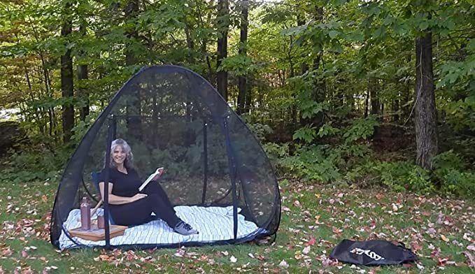 Imagem de Mosquiteiro Cama De Solteiro Tenda  Dobrável  Portátil Preto