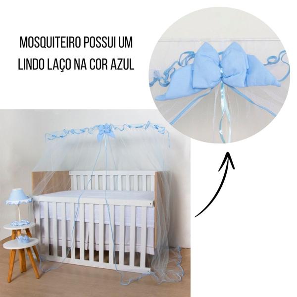 Imagem de Mosquiteiro de Fita para Berço Bebê Menina Menina 01 Peça