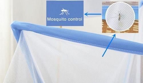 Imagem de Mosquiteiro para  Cama de  Solteiro tela  Dobrável Portátil E Pratica