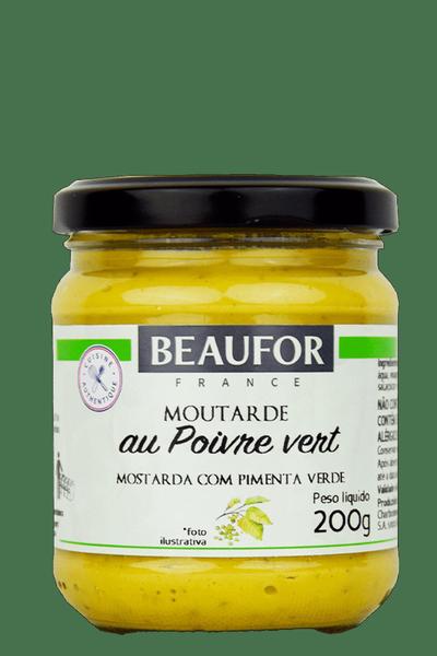 Mostarda beaufor com pimenta verde 200g Imagem de Mostarda beaufor com pimenta verde 200g