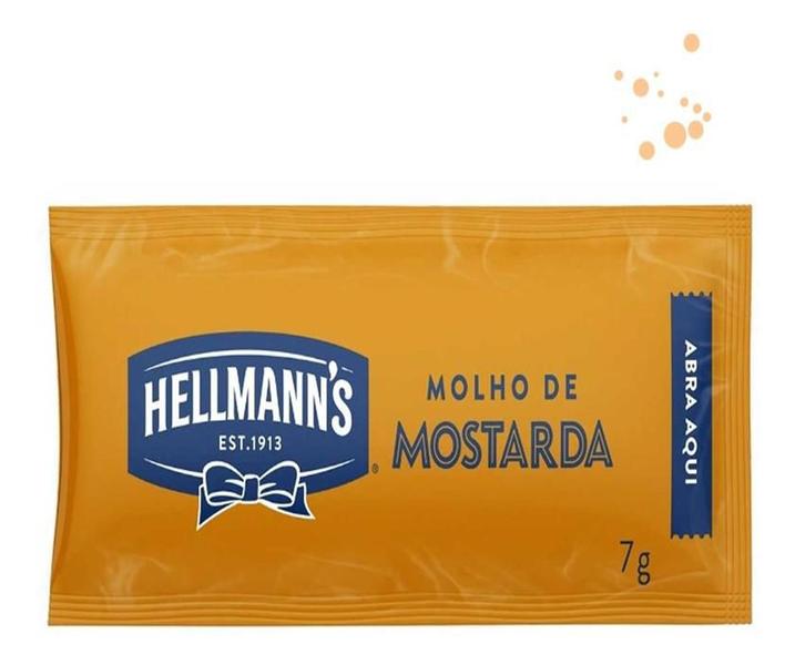 Mostarda Hellmanns Sache 7g Caixa 168 Unidades Imagem de Mostarda Hellmanns Sache 7g Caixa 168 Unidades
