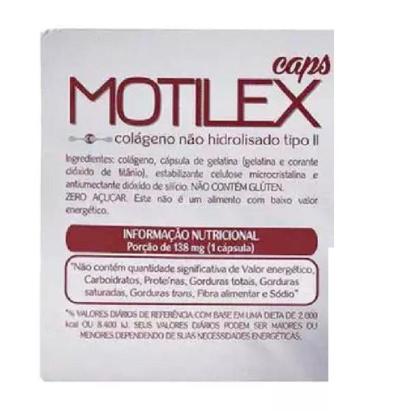 Imagem de Motilex Colágeno Tipo Ii 40Mg Com 60 Cápsulas