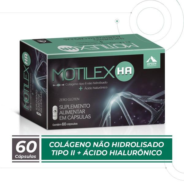 Imagem de Motilex HA Colágeno Não Hidrolisado C/ 60 Cápsulas