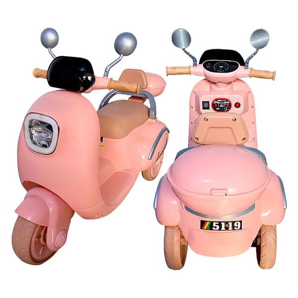 Imagem de Motinha Elétrica Infantil Scooter Triciclo Motorizado MP3