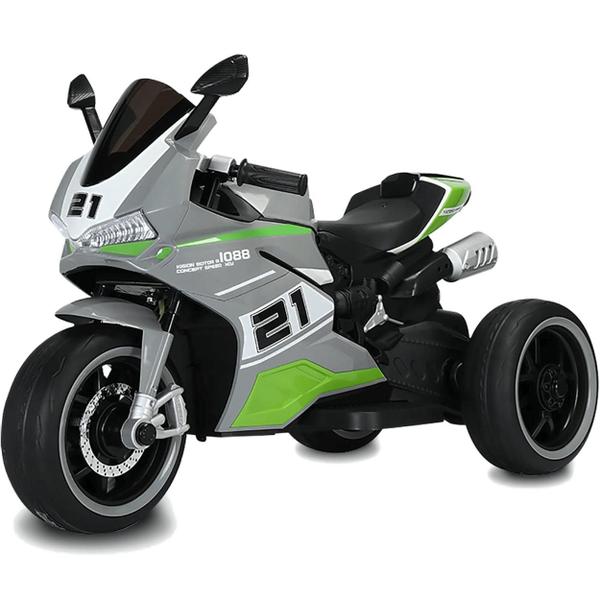 Imagem de Moto Bandeirante Infantil GT Concept Speed Eletrica 12V Cinza