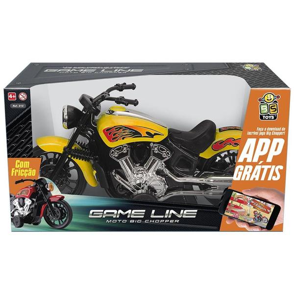 Imagem de Moto Big Chopper c/ fricção 313 - Bs Toys