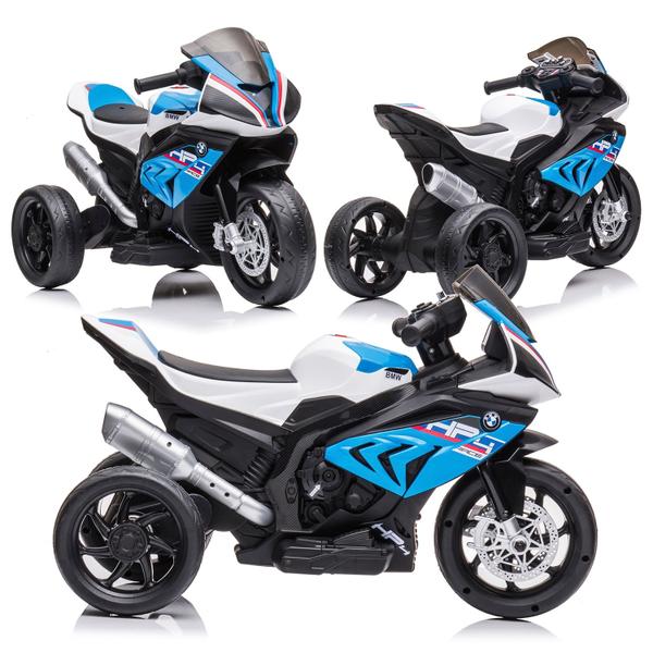 Imagem de Moto BMW HP4 Elétrica Infantil 6V Com Faról Led Música E Sons - Zippy Toys