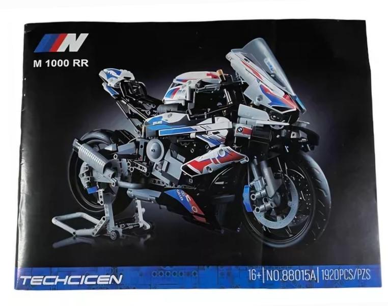 Imagem de Moto BMW M 1000 RR com 1920 peças para montar réplica em escala 1/5