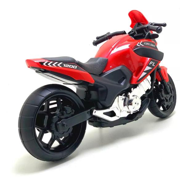 Imagem de Moto Brinquedo Big Trail Realista Grande Infantil Tipo Bmw