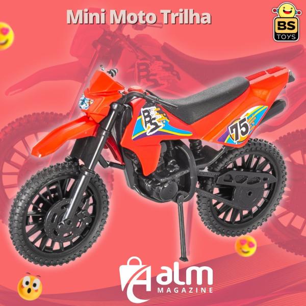 Imagem de Moto Brinquedo Mini Moto Trilha na Solapa  BS Toys Cross radical