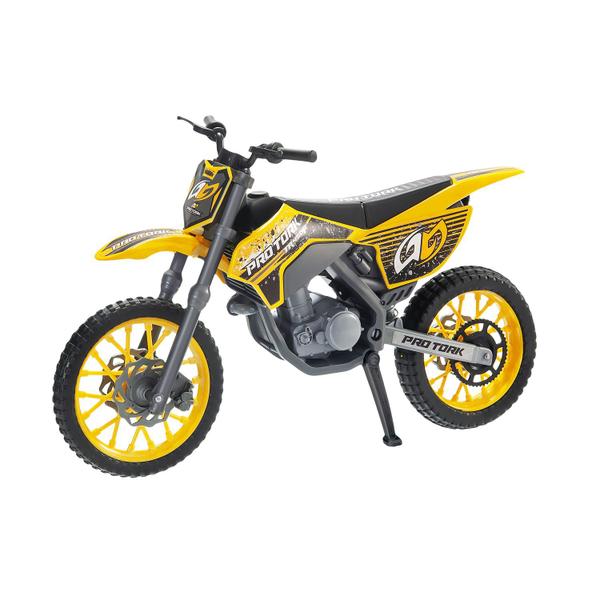 Imagem de Moto Cross Infantil Pro Tork Miniatura 29cm - Usual Brinquedos