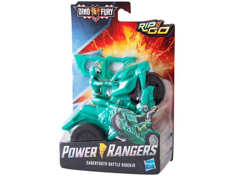 Imagem de Moto de Brinquedo Power Rangers Dino Fury Rip N Go