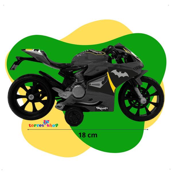 Imagem de Moto de Fricção Batman Power Bike Candide 9072