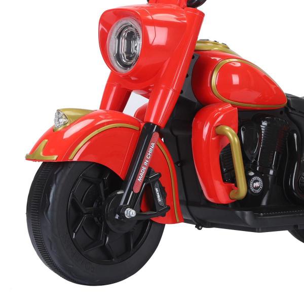 Imagem de Moto Elétrica Grande Infantil Menino Menina 12V / Vermelha