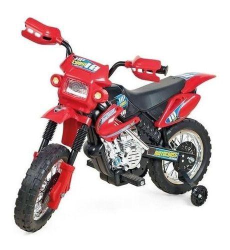 Imagem de Moto eletrica infant motocross vermelho