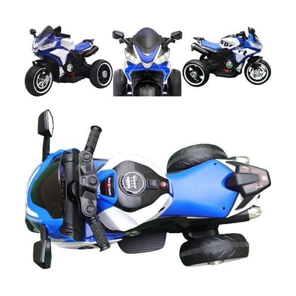 Moto Elétrica Infantil Aprilia Racing 12V Dark Navy - Shiny Toys Imagem de Moto Elétrica Infantil Aprilia Racing 12V Dark Navy