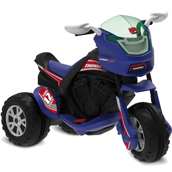 Imagem de Moto Eletrica Infantil Bandeirante Super Thunder 12V Black