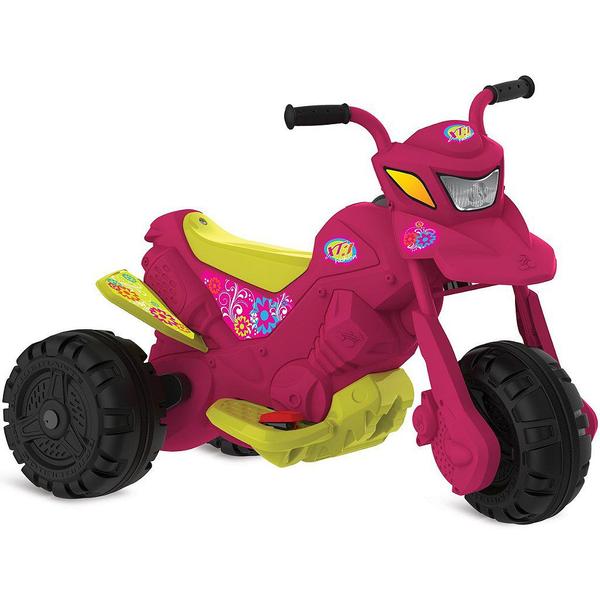 Imagem de Moto Eletrica Infantil Bandeirante XT3 6V Fashion Rosa Pink